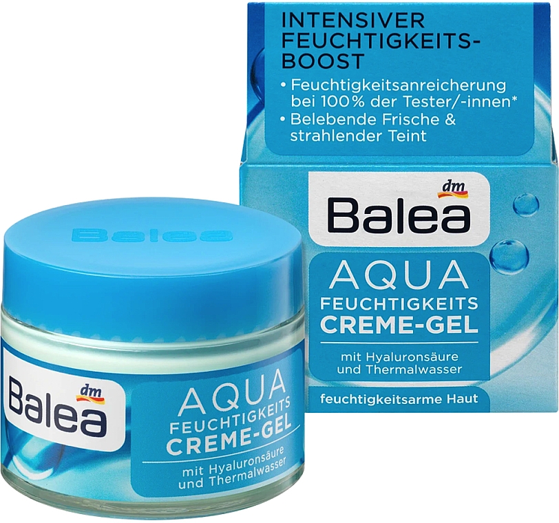 Крем-гель дневной интенсивно увлажняющий - Balea Aqua Moisture Cream Gel — фото N2