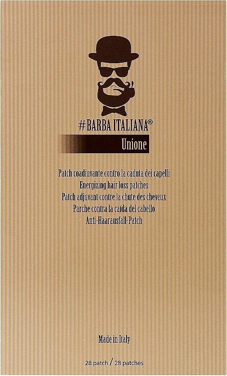 Енергетичні патчі від випадіння волосся - Barba Italiana Unione — фото N1