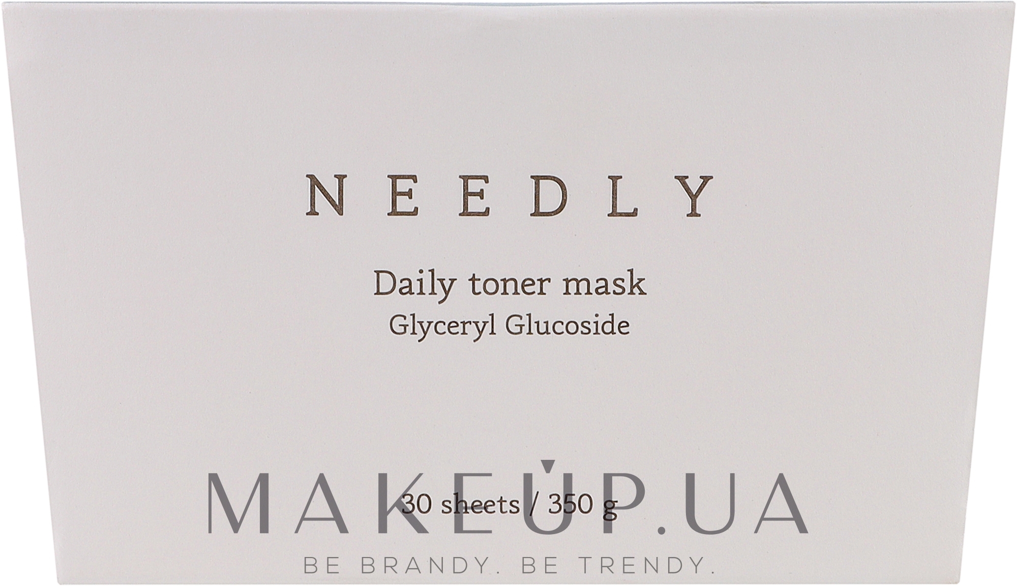 Набор ежедневных увлажняющих масок для лица - Needly Daily Toner Mask — фото 30шт