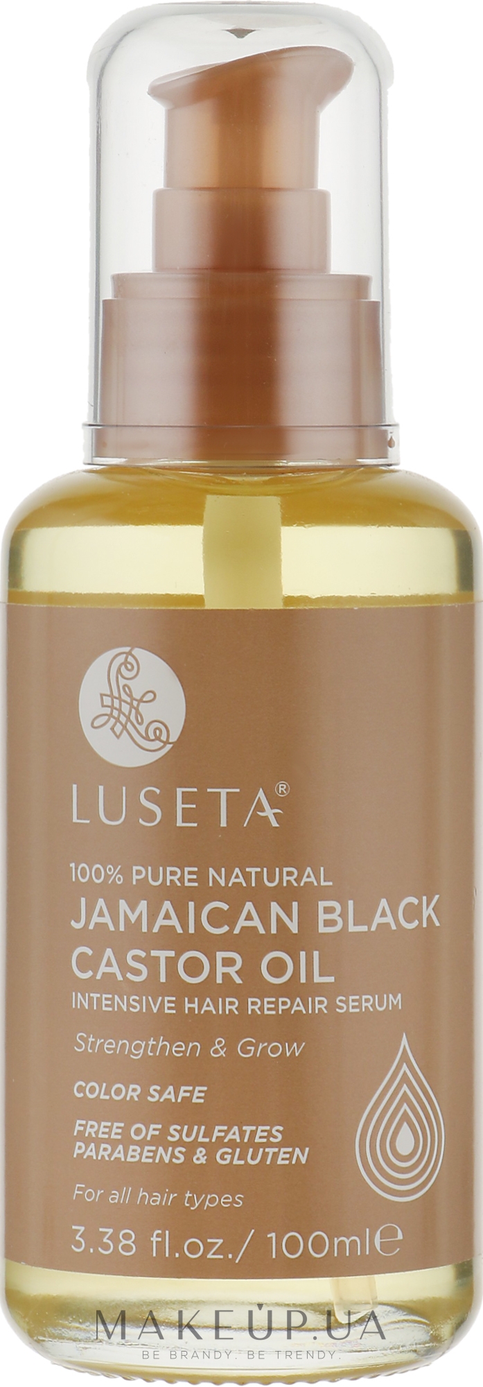 Сыворотка для волос с касторовым маслом - Luseta Jamaican Black Castor Oil — фото 100ml