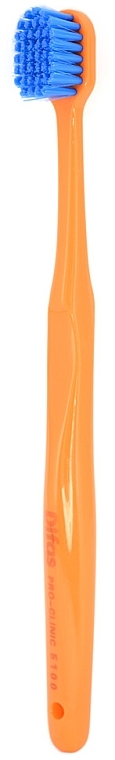 Зубная щетка "Ultra Soft" 512063, оранжевая с синей щетиной, в кейсе - Difas Pro-Clinic 5100 — фото N3