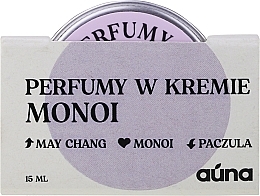 Парфумерія, косметика Auna Vegan Monoi - Кремові парфуми