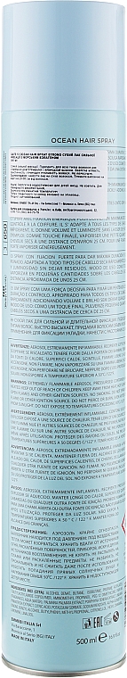 Лак для волосся сильної фіксації - Emmebi Italia Gate 12 Ocean Hair Spray Strong — фото N2