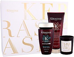 Духи, Парфюмерия, косметика Набор - Kerastase Aura Botanica Set Bain Micellaire (shmp/250ml + cond/200ml + candle/100g)