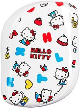 Парфумерія, косметика Компактна щітка для волосся - Tangle Teezer Compact Styler Hello Kitty Happy Life