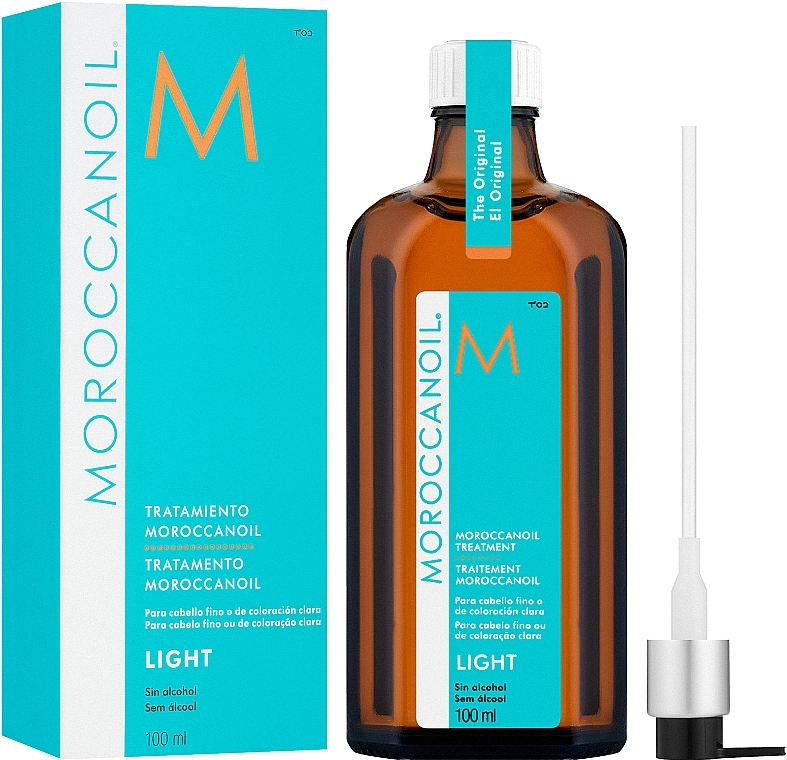 Зволожуюче масло для тонкого і світлофарбованого волосся - Moroccanoil Treatment For Fine And Light-Colored Hair — фото N2