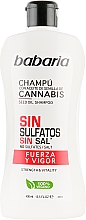 Шампунь для надання сили волоссю - Babaria Cannabis Seed Oil Shampoo Strength & Vitality — фото N1