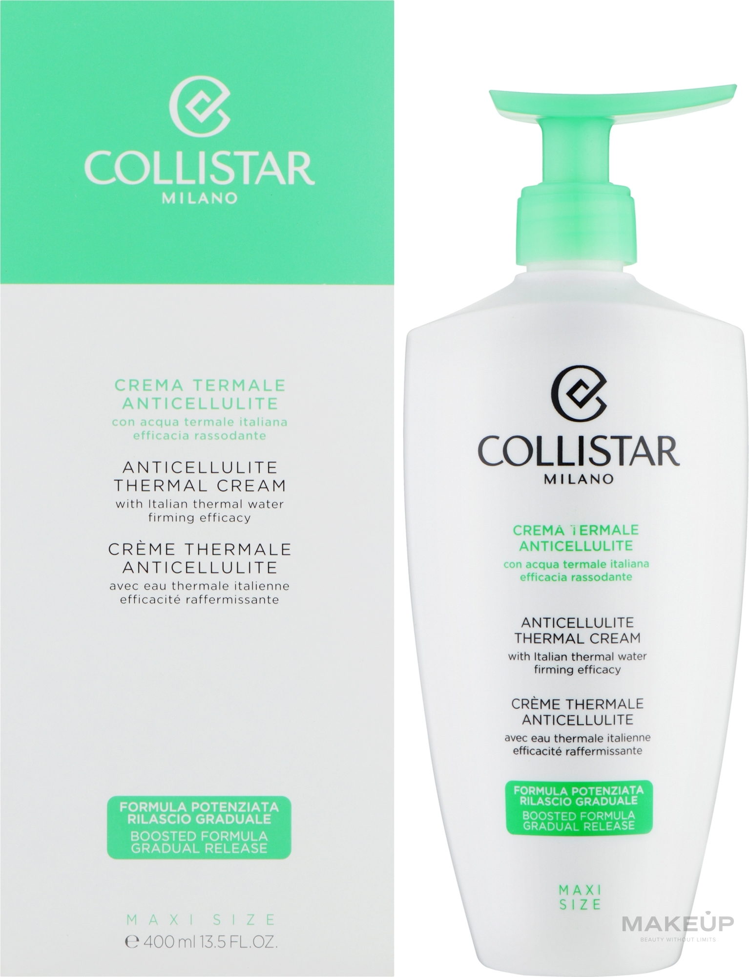 Антицеллюлитный термальный крем - Collistar Anticellulite Thermal Cream — фото 400ml