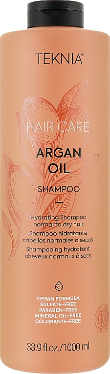  Зволожувальний аргановий шампунь для волосся - Lakme Teknia Argan Oil — фото N3