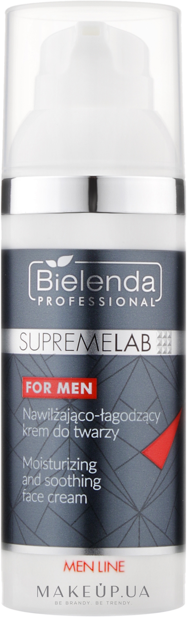 Зволожувальний та заспокійливий крем для обличчя - Bielenda Professional SupremeLab For Men — фото 50ml