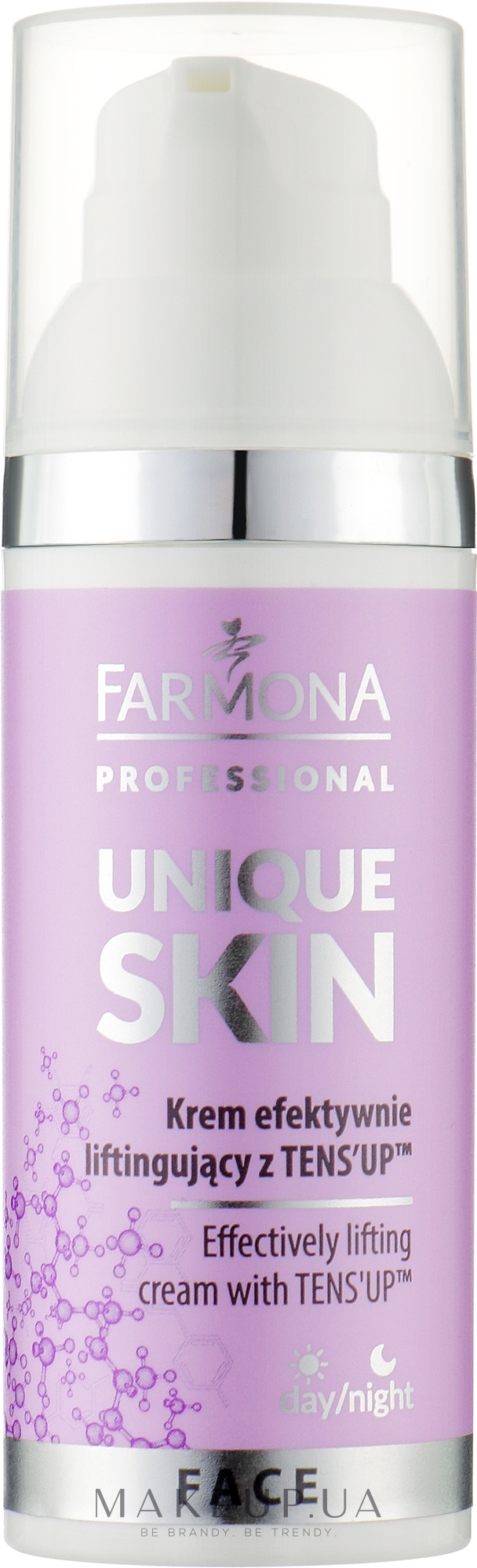 Ефективний крем-ліфтинг для всіх типів шкіри - Farmona Professional Unique Skin Effectively Lifting Cream With TENS'UP — фото 50ml