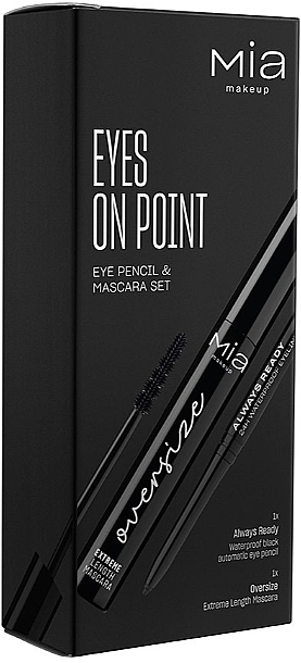 Набор - Mia Makeup Eyes On Point (eyeliner/6g + mascara/10g) — фото N1