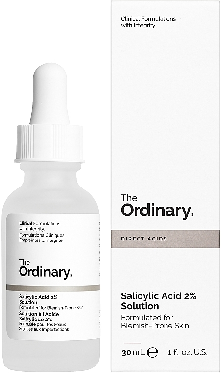 The Ordinary Salicylic Acid 2% Solution - Сыворотка для лица с салициловой кислотой — фото N2