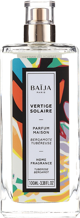 Ароматичний спрей для дому - Baija Vertige Solaire Home Fragrance — фото N1