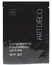 Духи, Парфюмерия, косметика Тональный крем водостойкий - Artdeco Long-Lasting Foundation Oil-Free (пробник)