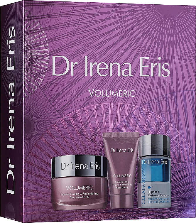 Набор - Dr Irena Eris Volumeric (f/cr/50ml + f/cr/30ml + mic/wat/50ml) — фото N1