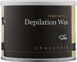 Парфумерія, косметика Теплий віск для депіляції в банці "Шоколад" - Simple Use Beauty Depilation Wax