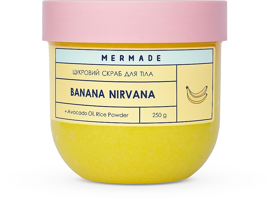 Сахарный скраб для тела - Mermade Banana Nirvana — фото N1