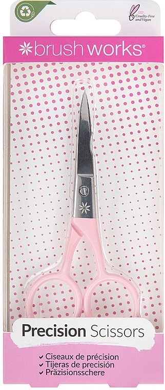 Манікюрні ножиці з іржавостійкої сталі - Brushworks Precision Manicure Scissors — фото N1
