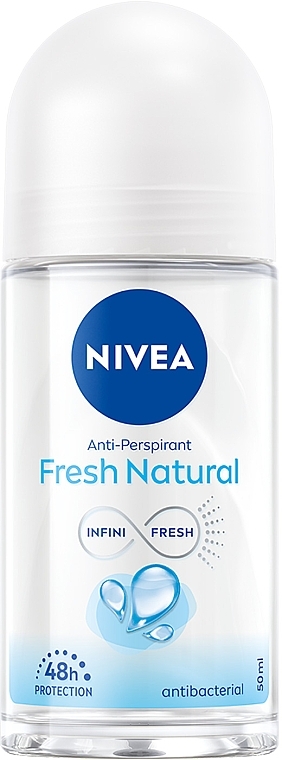 Антиперспирант шариковый "Натуральная свежесть" - NIVEA Fresh Natural Anti-Perspirant — фото N1