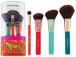 Духи, Парфюмерия, косметика Набор кистей для макияжа глаз и лица - Sephora Collection Wild Wishes Makeup Brush Set