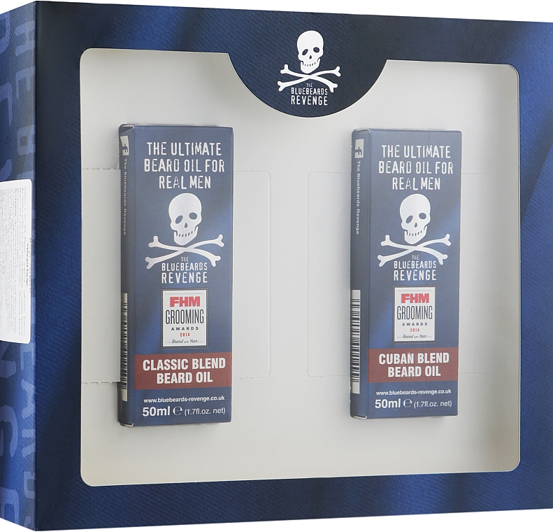 Набор - The Bluebeards Revenge Double Trouble Beard Kit (cream/50 ml*2) — фото N1