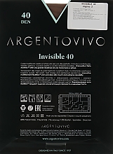 Колготки "Invisible" 40 DEN, cognac - Argentovivo — фото N2
