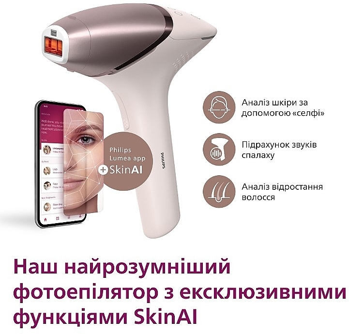 Фотоэпилятор - Philips Lumea Series 9000 BRI977/00 — фото N9