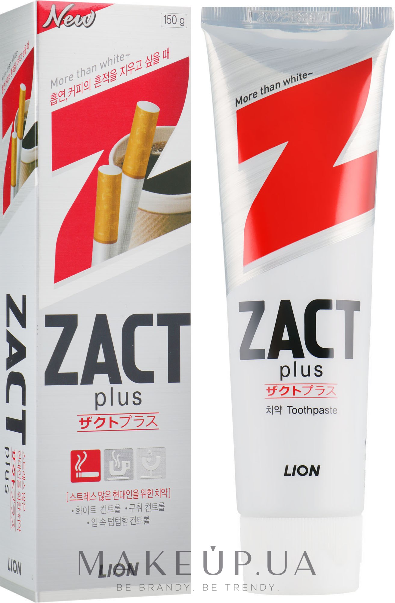 Зубна паста відбілювальна - CJ Lion Zact Lion — фото 150g