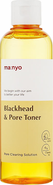 Очищающий тоник против черных точек с вна-кислотой - Manyo Blackhead & Pore Toner — фото N1