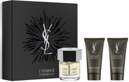 Духи, Парфюмерия, косметика Yves Saint Laurent LHomme - Набор (edt 60ml + a/sh balm 50ml + sh/gel 50ml)