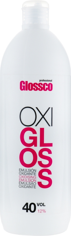 Окислювач для волосся - Glossco Color Oxigloss 40 Vol — фото N3