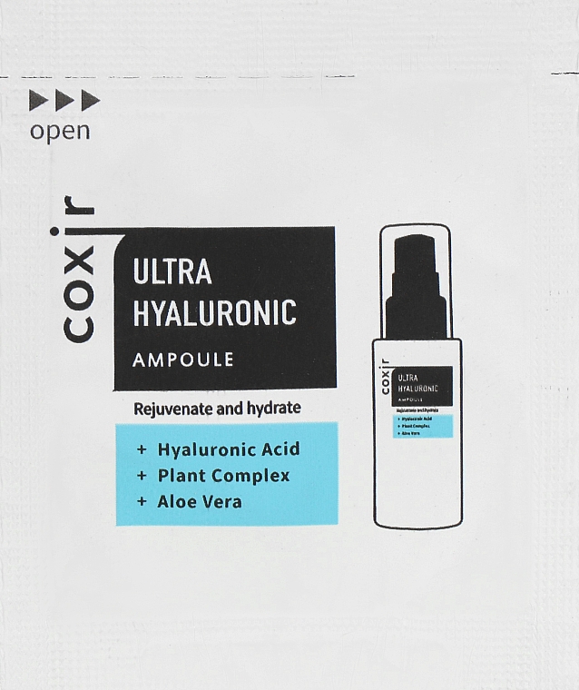 Увлажняющая сыворотка с гиалуроновой кислотой - Coxir Ultra Hyaluronic Ampoule (пробник) — фото N1