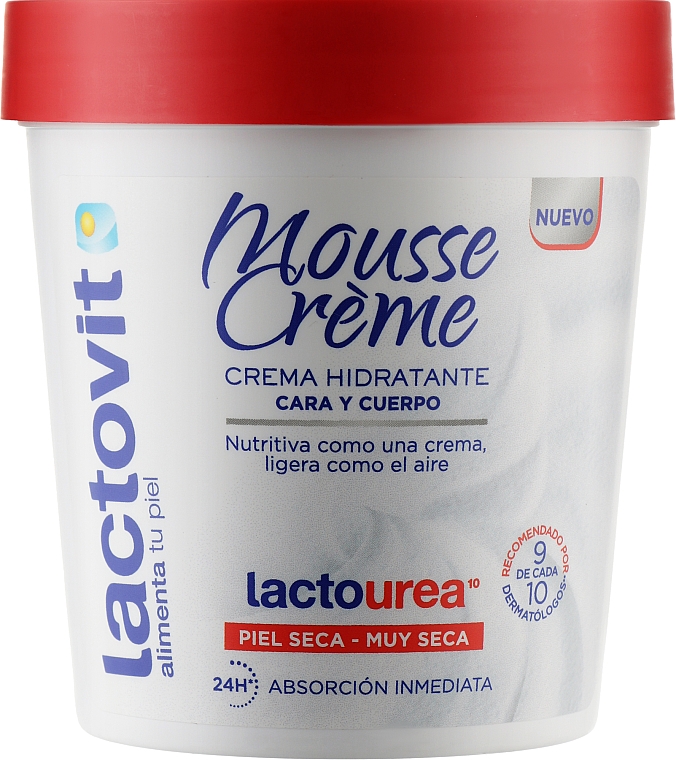 Крем-мусс для тела с мочевиной - Lactovit Lactourea Mousse Creme