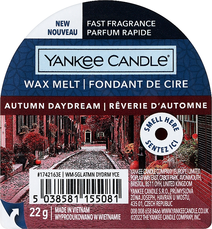 Ароматический воск - Yankee Candle Autumn Daydream Wax Melts  — фото N1