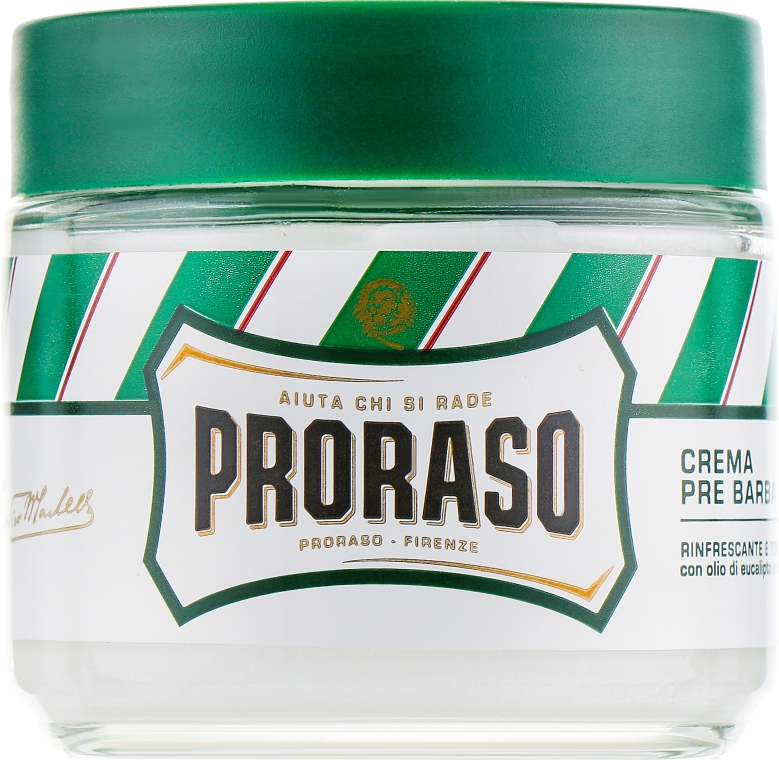 Крем до бритья с экстрактом эвкалипта и ментола - Proraso Green Line Pre-Shaving Refreshing and Toning Cream — фото N2
