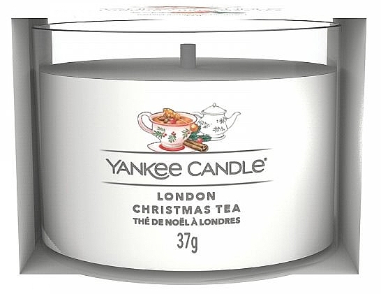 Ароматическая мини-свеча в стакане - Yankee Candle London Christmas Tea — фото N1