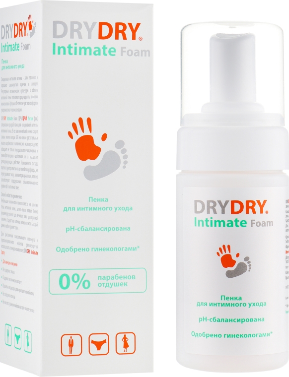 Пенка для интимной гигиены - Lexima Ab Dry Dry Intimate Foam