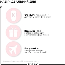 Набор продуктов дорожного формата для укрепления склонных к выпадению волос - Kerastase Genesis Discovery Set (sh/80ml + h/cond/75ml + ser/45ml) — фото N2