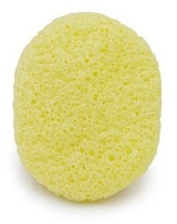 Спонж для умывания, овальный "Лимон" - Bebevisa Konjac Sponge — фото N1