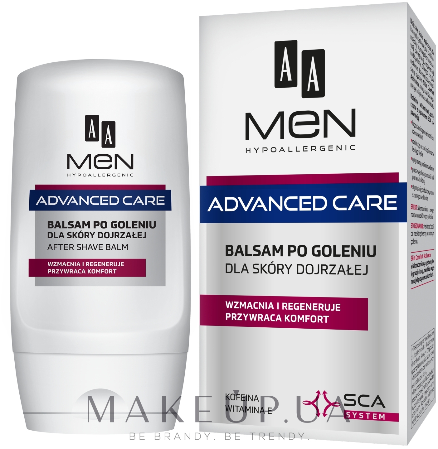 Бальзам після гоління для зрілої шкіри - AA Cosmetics Men Advanced Care After Shave Balm — фото 100ml