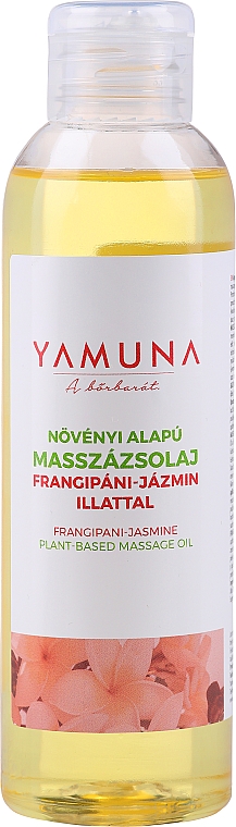 Масло для массажа "Франжипани-жасмин" - Yamuna Frangipani-Jasmine Plant Based Massage Oil — фото N2