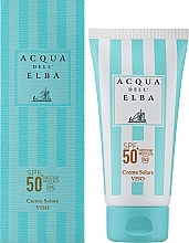 Крем для обличчя - Acqua Dell'Elba Face Sun Cream SPF 50 — фото N2