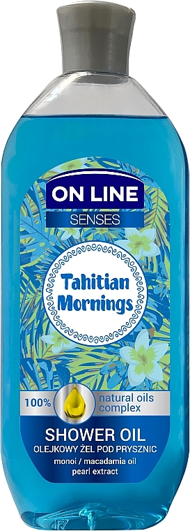 Масло для душа - On Line Senses Shower Oil Tahitian Morning — фото N1