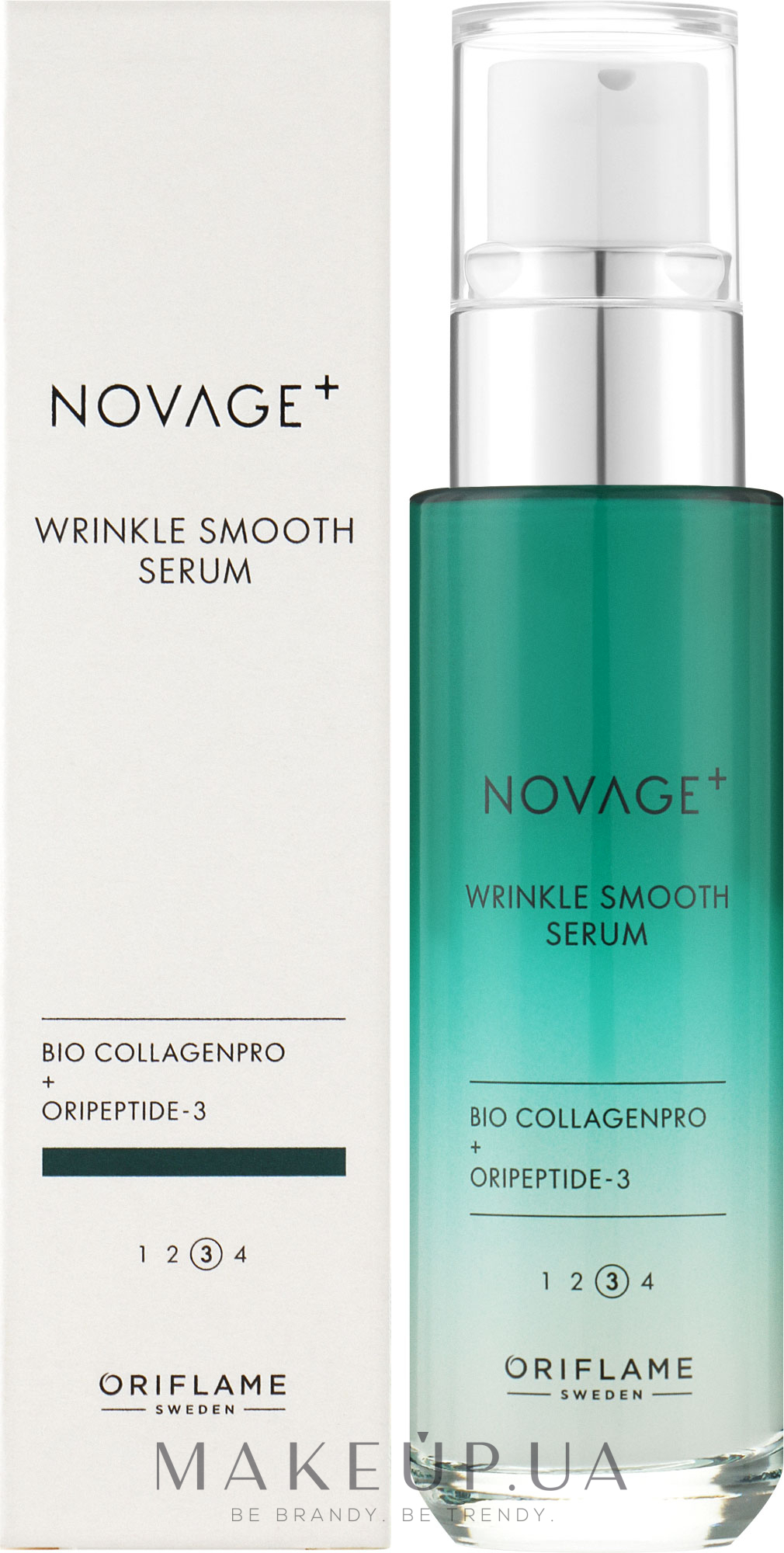 Сироватка для обличчя проти зморщок - Oriflame Novage+ Wrinkle Smooth Serum — фото 30ml