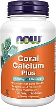 Парфумерія, косметика Вітаміни "Кальцій з додаванням магнію", 100 шт. - Now Foods Coral Calcium Plus