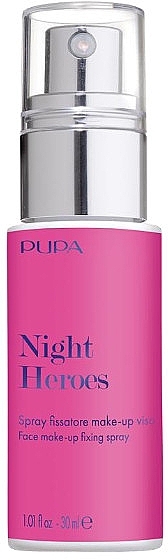 Спрей-фиксатор для макияжа - Pupa Night Heroes Face Make-Up Fixing Spray — фото N1