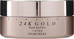 Антивозрастные патчи для глаз - Holika Holika Prime Youth 24K Gold Repair Eye Patch — фото N3