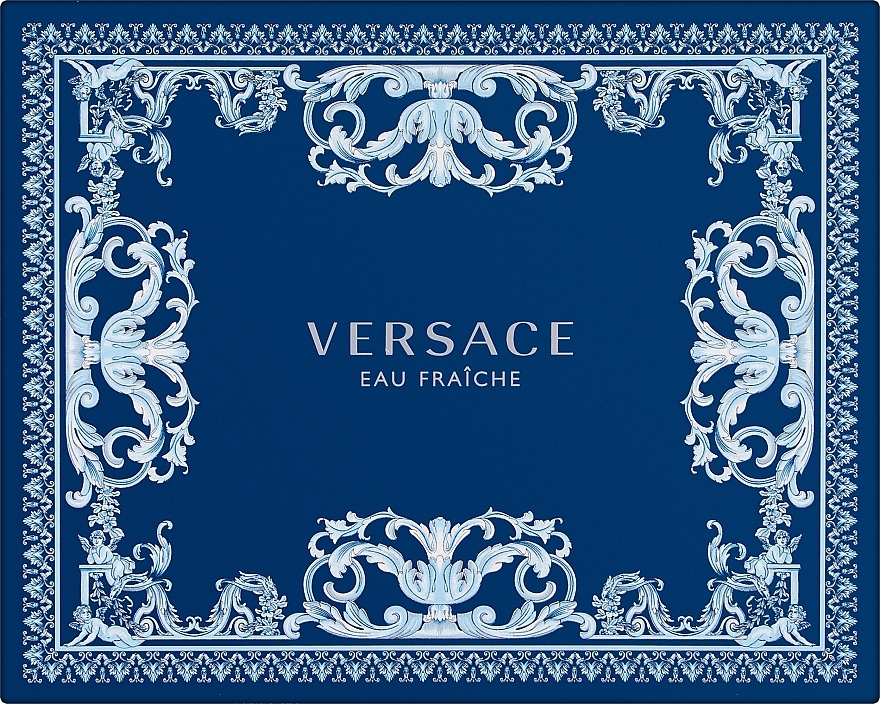 Versace Man Eau Fraiche - Набор (edt/50ml + sh/gel/50ml + af/sh/balm/50ml) — фото N2