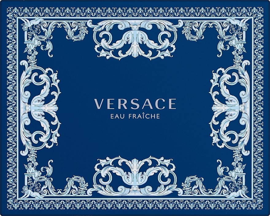 Versace Man Eau Fraiche - Набір (edt/50ml + sh/gel/50ml + af/sh/balm/50ml) — фото N2